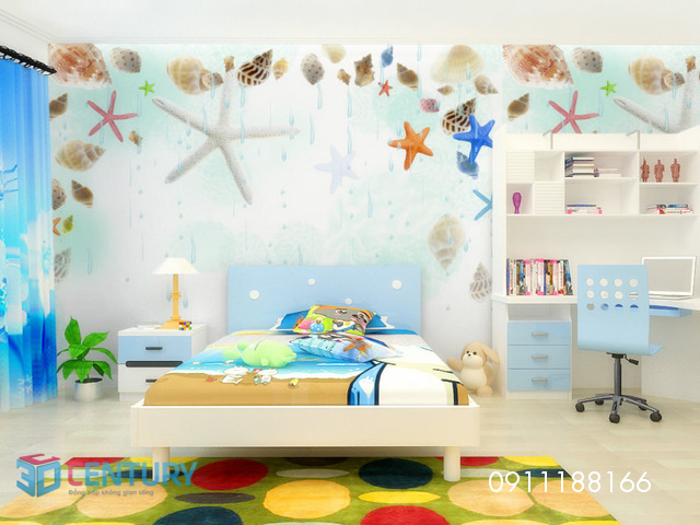 Gạch ốp tường 3D cho trẻ Giá bán: 1.800.000đ